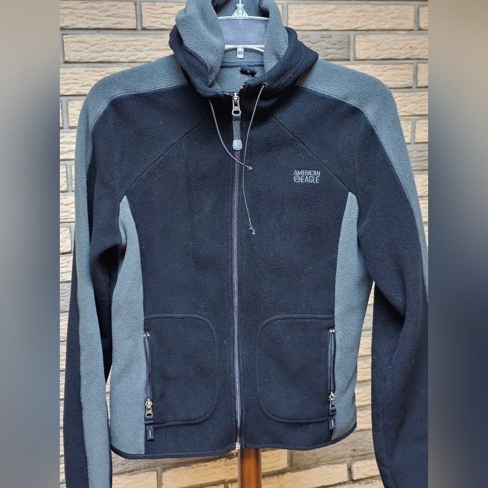 BOYS American Eagle Thick Fleece Jacket Sz M